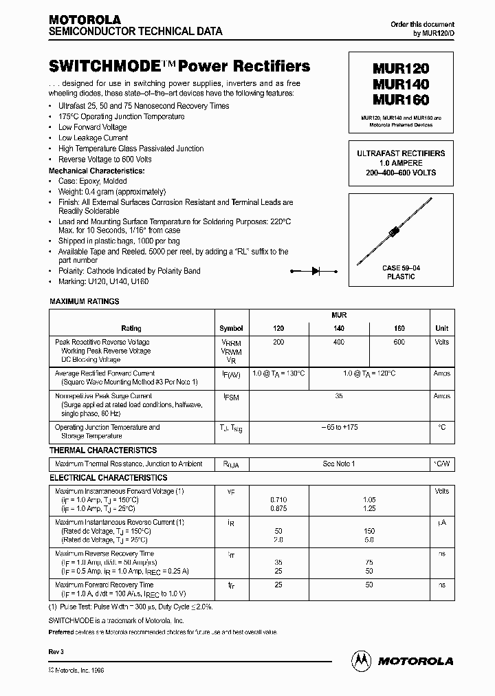 MUR120_58705.PDF Datasheet