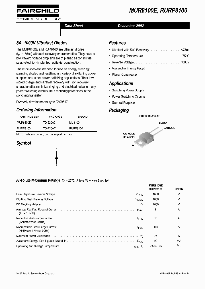 MUR8100E_165424.PDF Datasheet