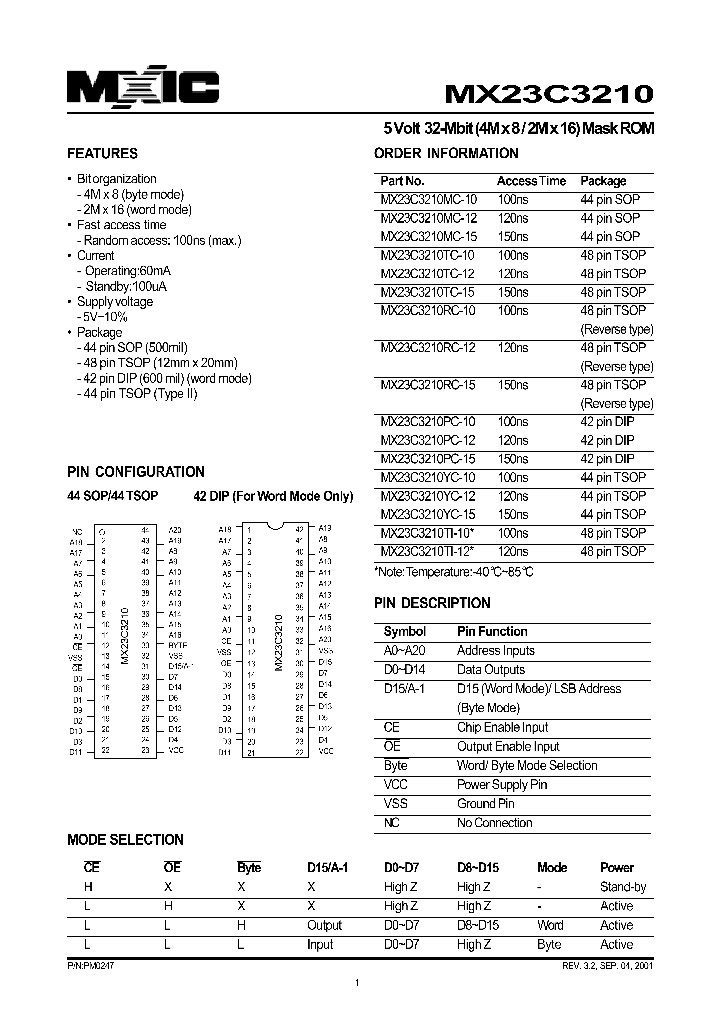 MX23C3210_149946.PDF Datasheet