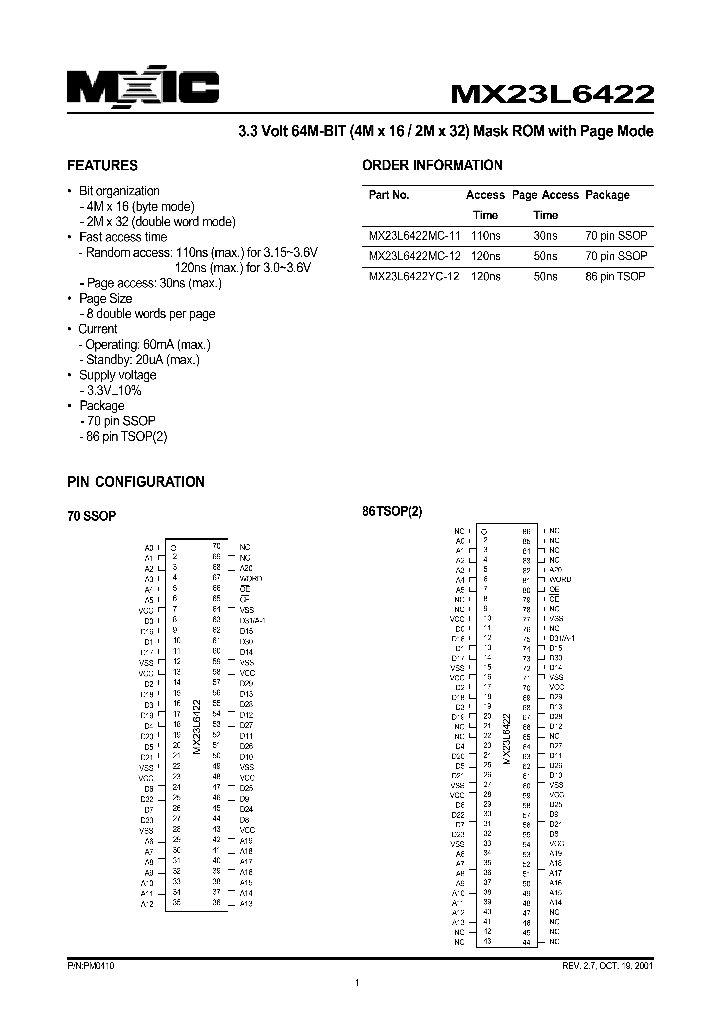 MX23L6422_159138.PDF Datasheet