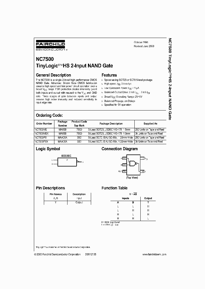 NC7S00_137323.PDF Datasheet