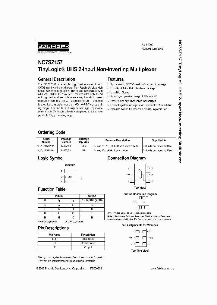 NC7SZ157_74833.PDF Datasheet