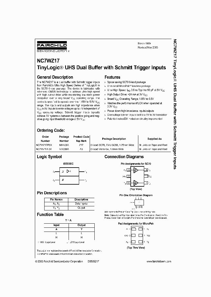 NC7WZ17P6X_181622.PDF Datasheet