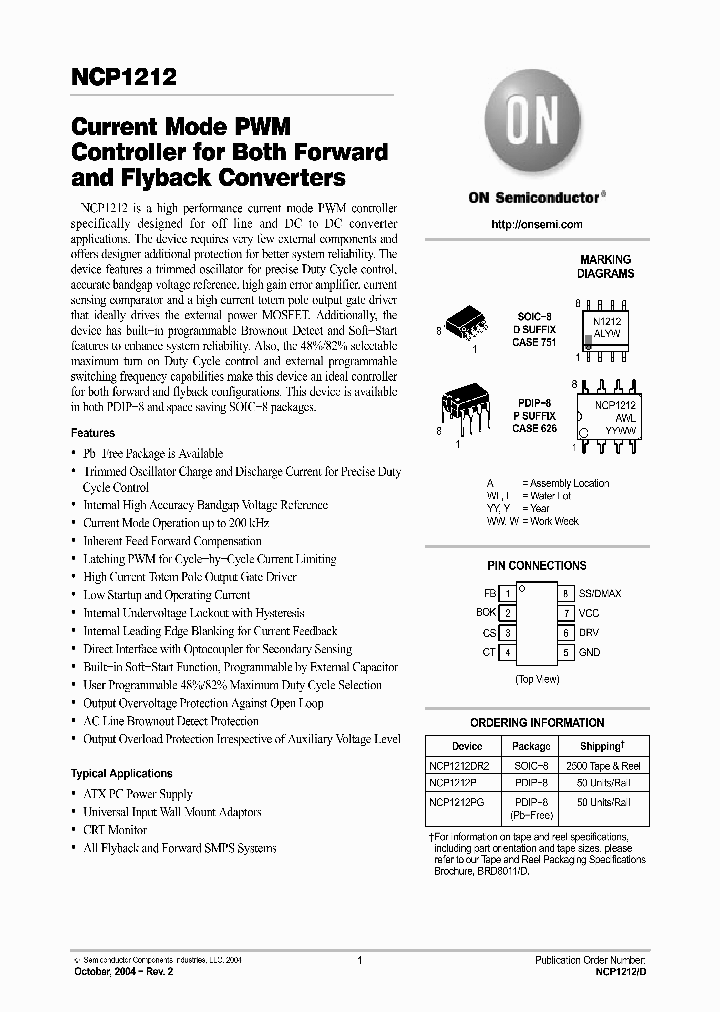 NCP1212_174250.PDF Datasheet