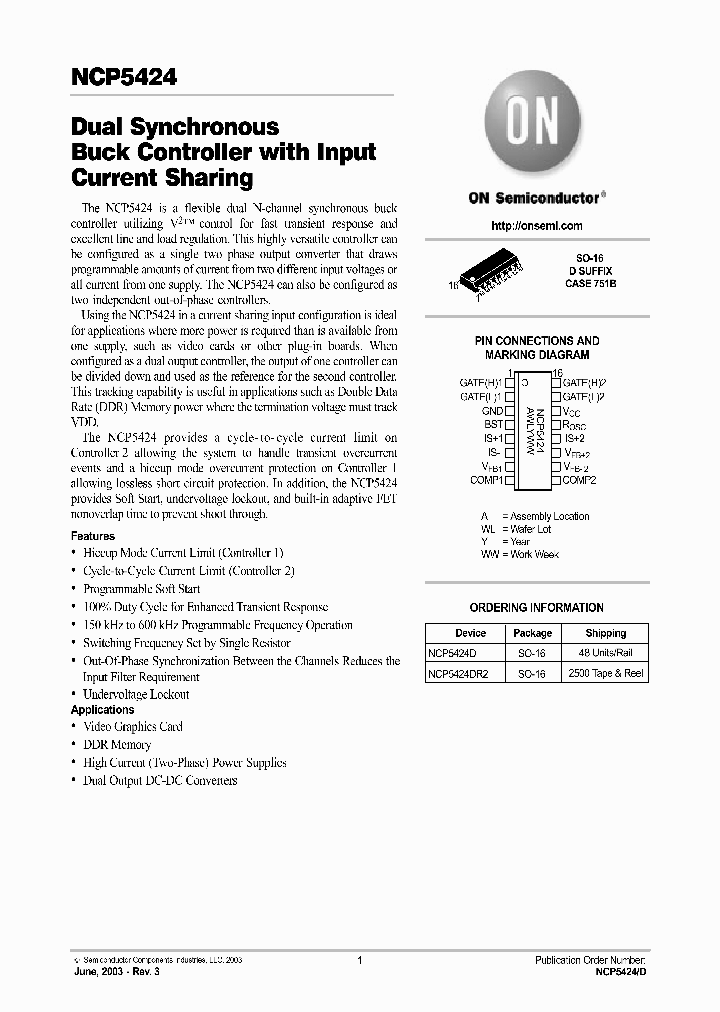 NCP5424_148774.PDF Datasheet