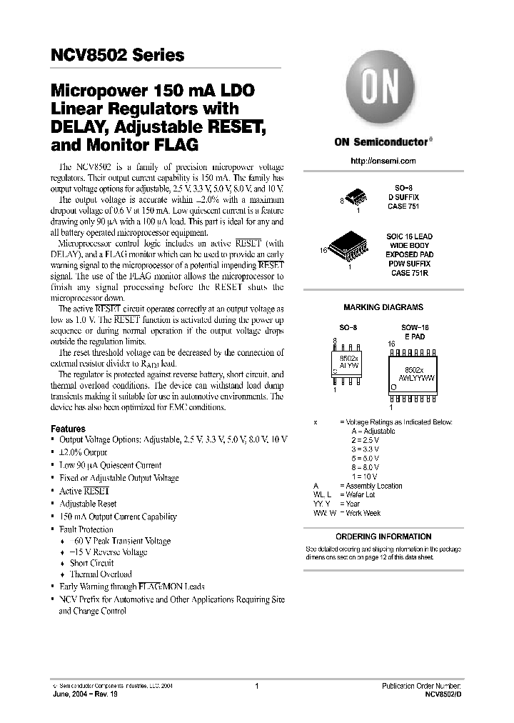 NCV8502D100R2_127233.PDF Datasheet