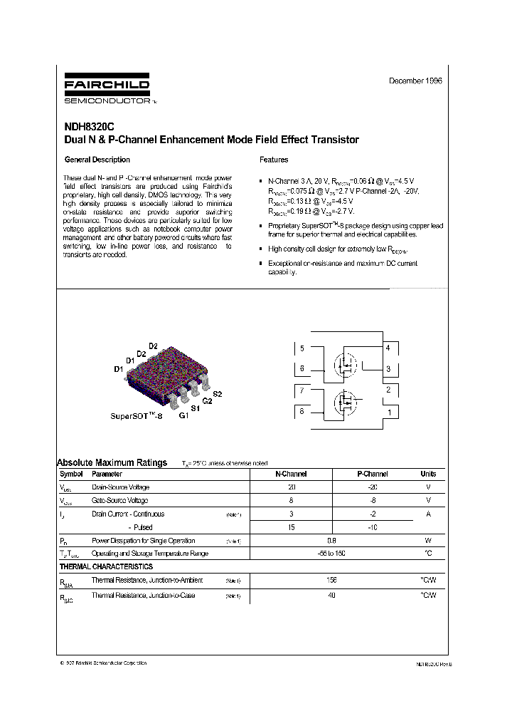 NDH8320C_104960.PDF Datasheet
