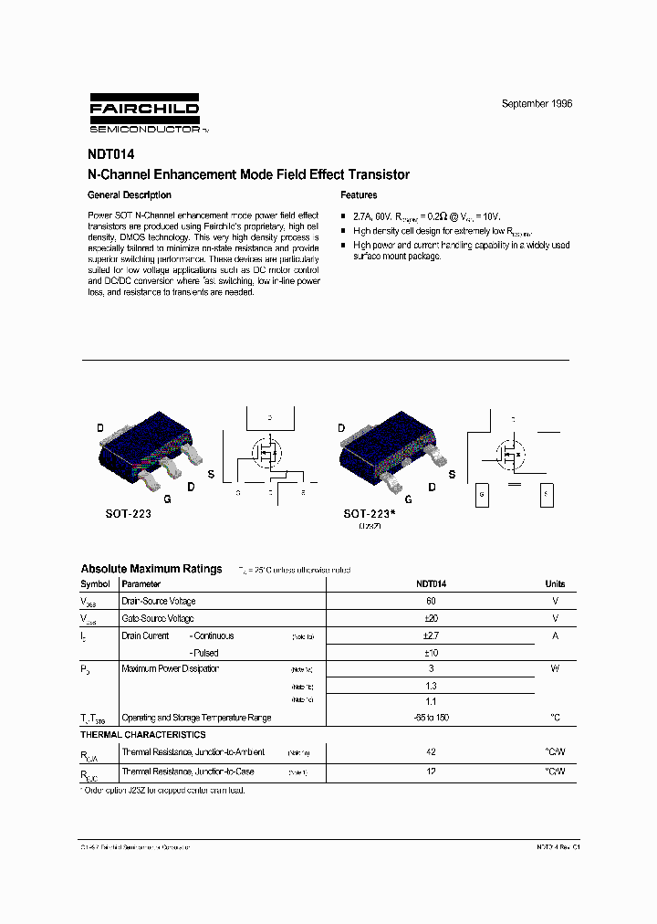 NDT014_74860.PDF Datasheet