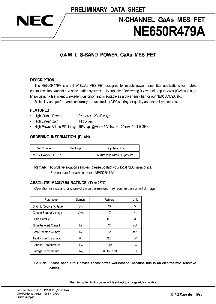 NE650R479A_167281.PDF Datasheet