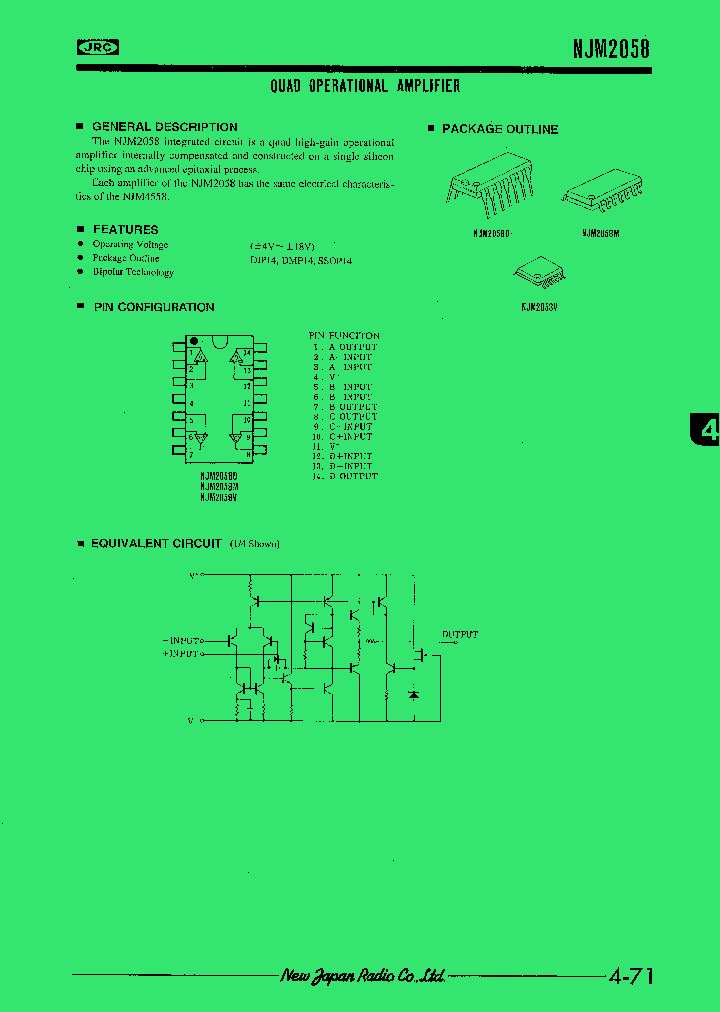 NJM2058_88732.PDF Datasheet