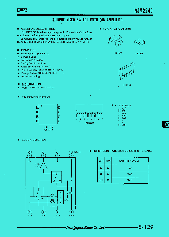 NJM2245_33464.PDF Datasheet