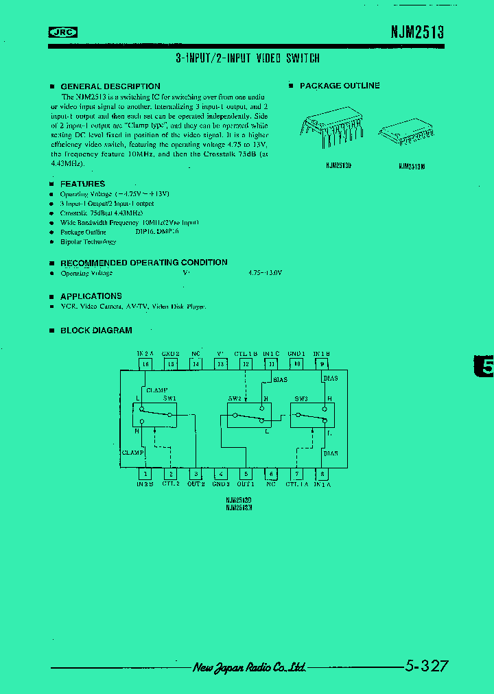 NJM2513_33510.PDF Datasheet
