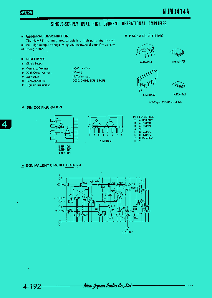 NJM3414A_33557.PDF Datasheet