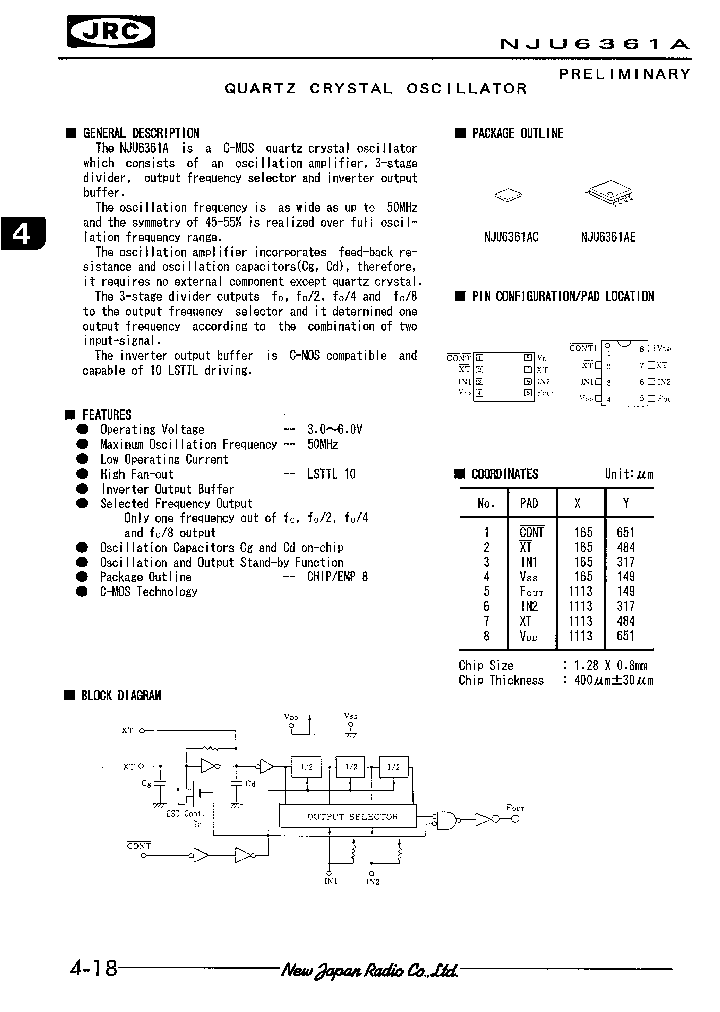 NJU6361A_61380.PDF Datasheet