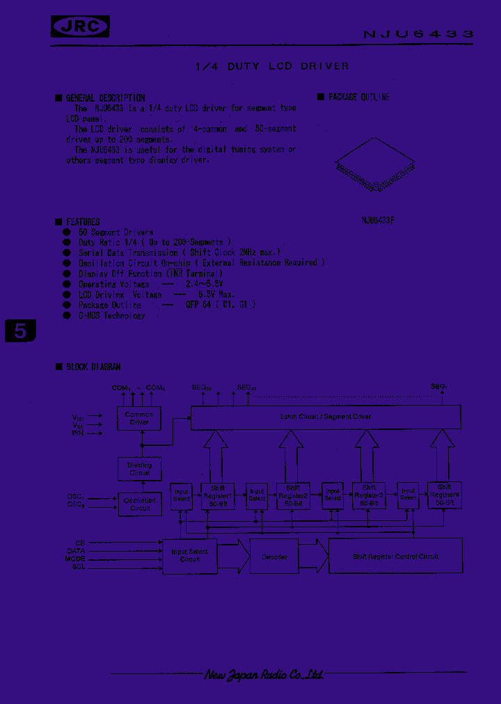 NJU6433_61438.PDF Datasheet