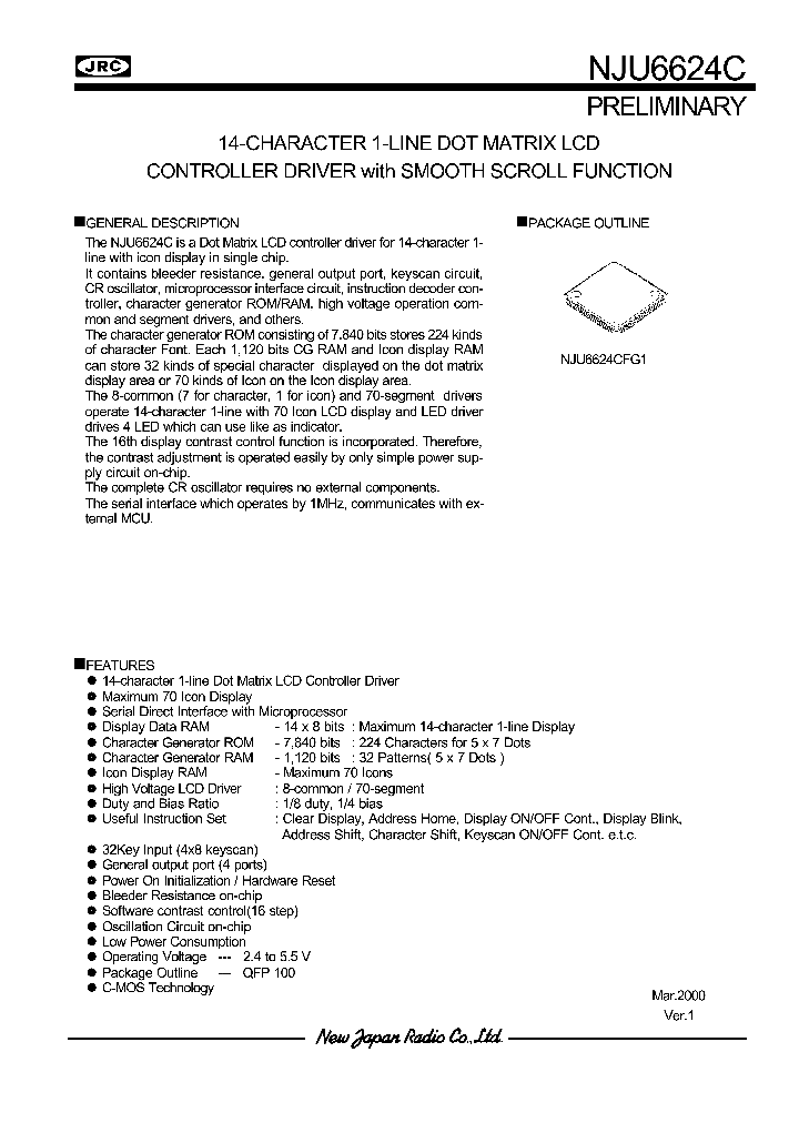 NJU6624C_61485.PDF Datasheet