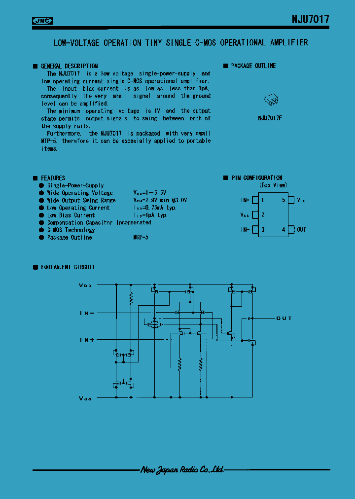 NJU7017_154027.PDF Datasheet