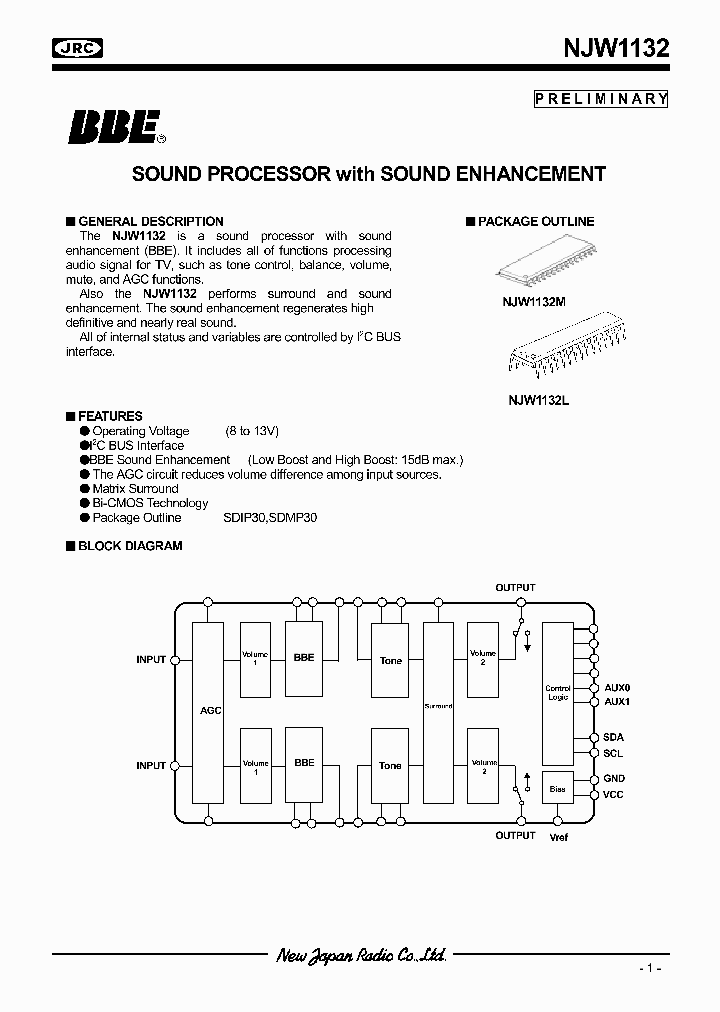 NJW1132_173177.PDF Datasheet