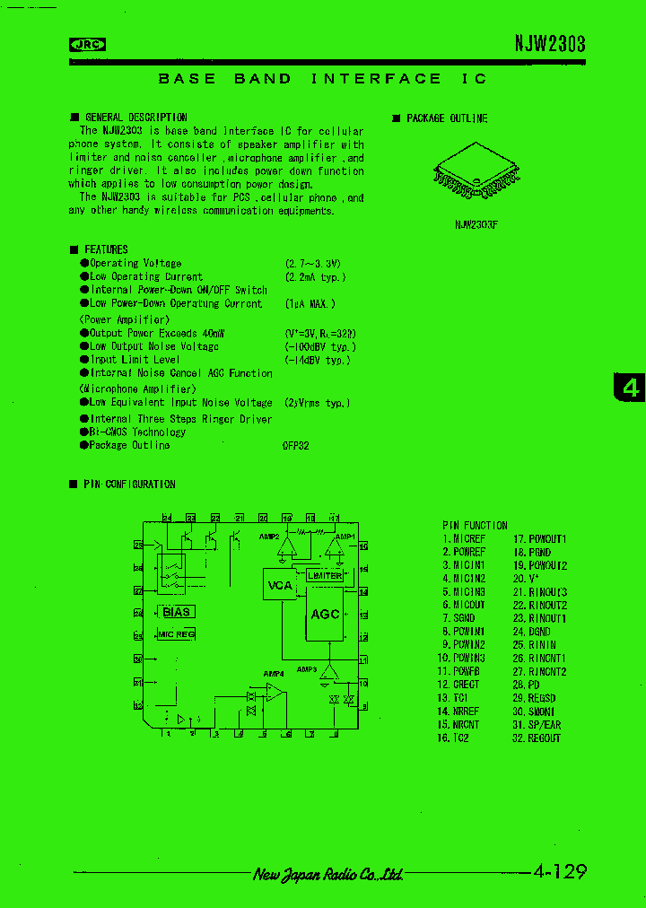 NJW2303_53219.PDF Datasheet