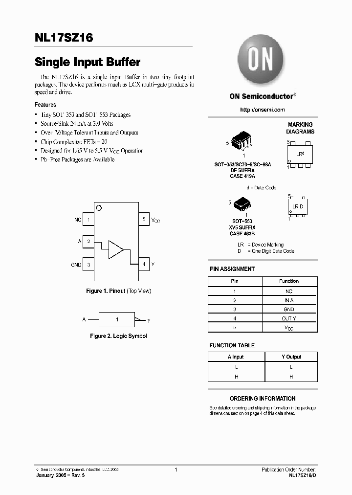 NL17SZ16DFT2_32334.PDF Datasheet
