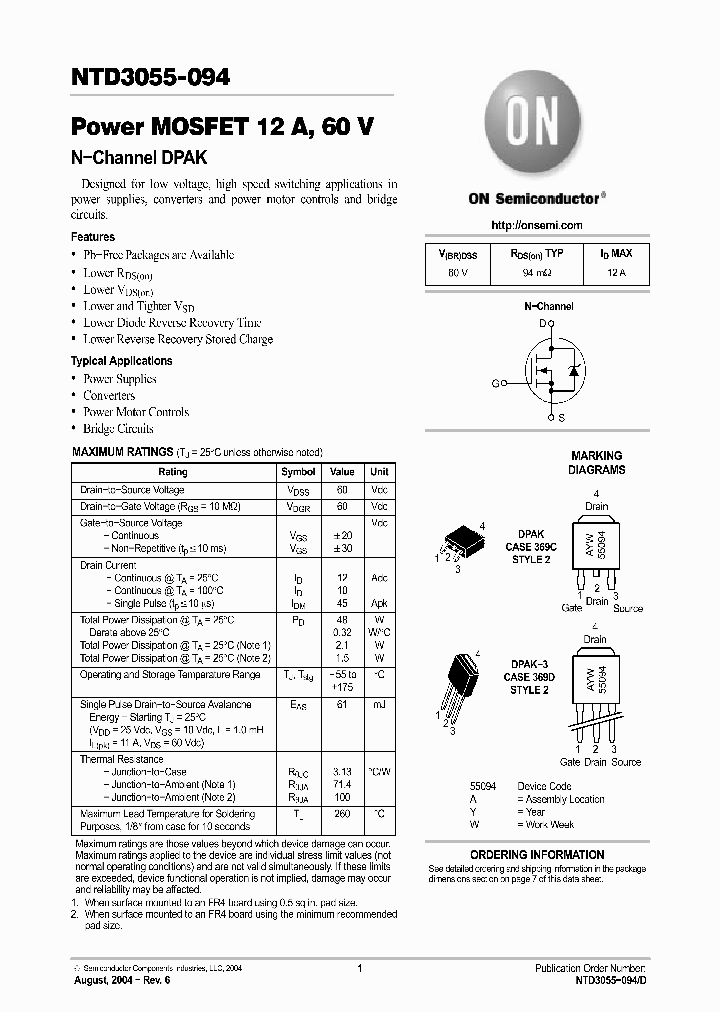 NTD3055-094_70714.PDF Datasheet