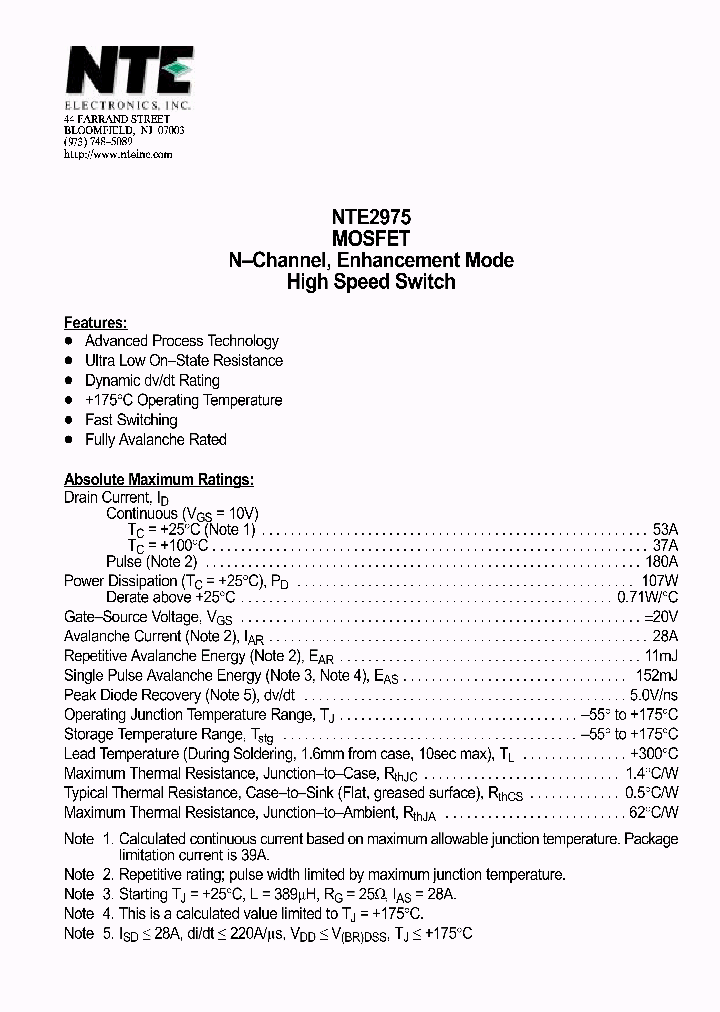 NTE2975_69891.PDF Datasheet