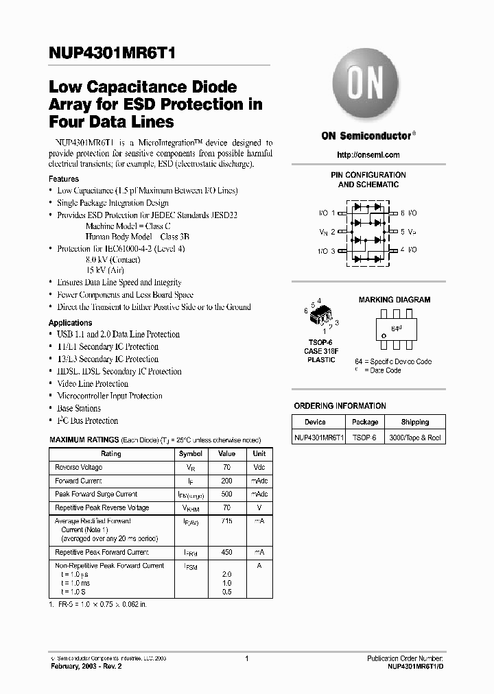 NUP4301MR6T1_165413.PDF Datasheet