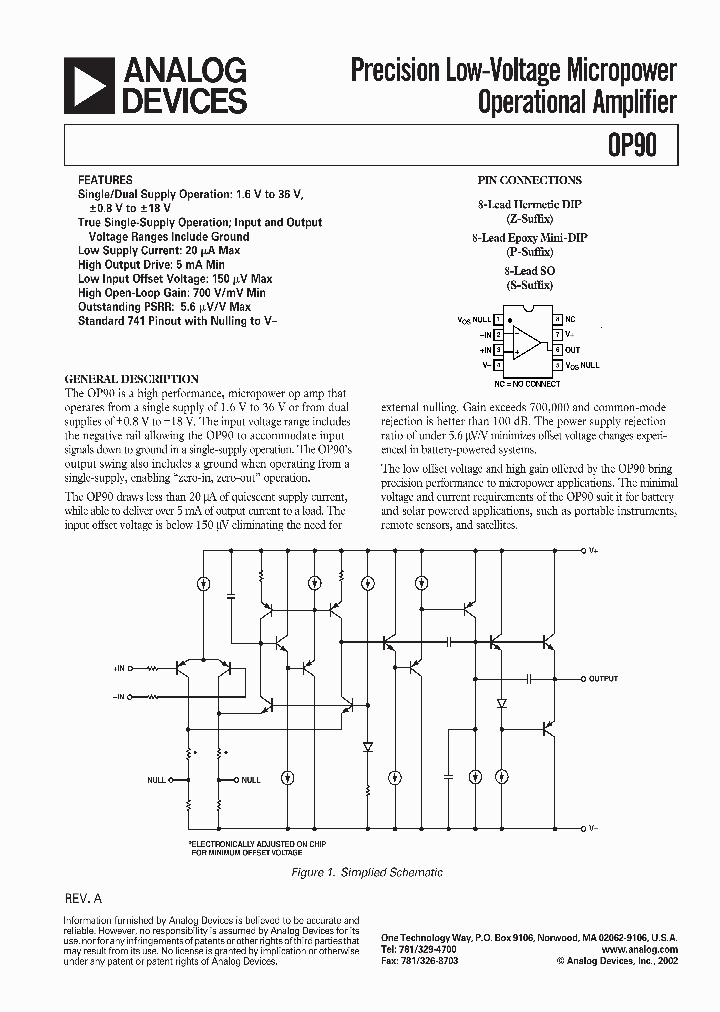 OP90_33697.PDF Datasheet