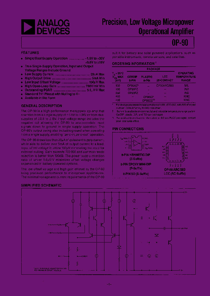 OP90ARC883_33698.PDF Datasheet