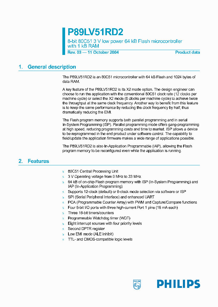 P89LV51RD2_193193.PDF Datasheet