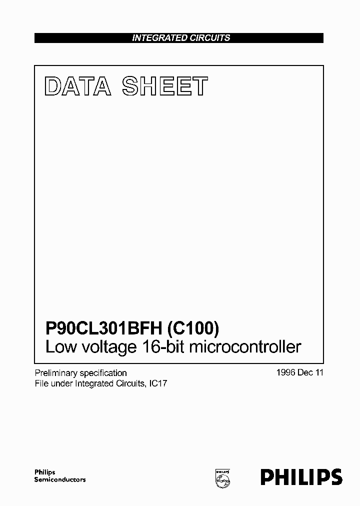 P90CL301_163523.PDF Datasheet