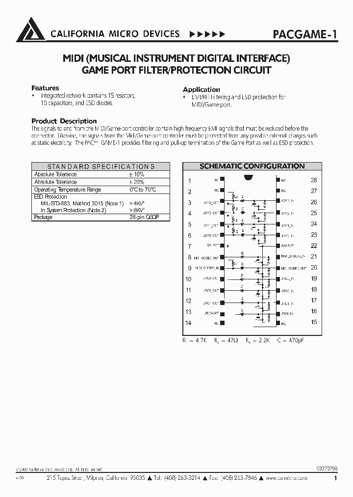 PACGAME-1_119345.PDF Datasheet