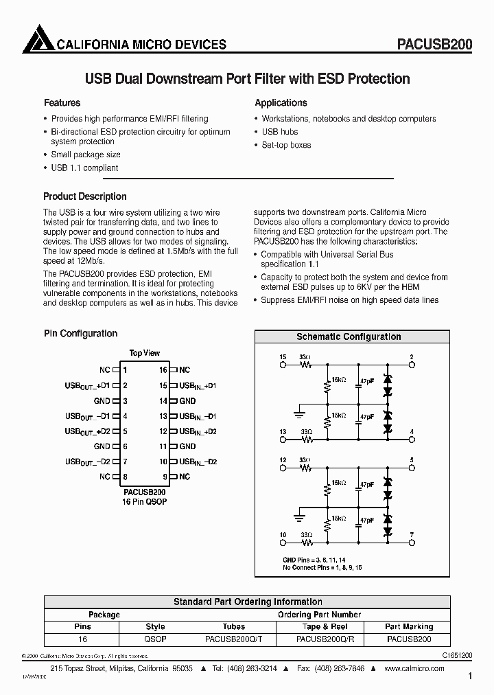 PACUSB200_58904.PDF Datasheet