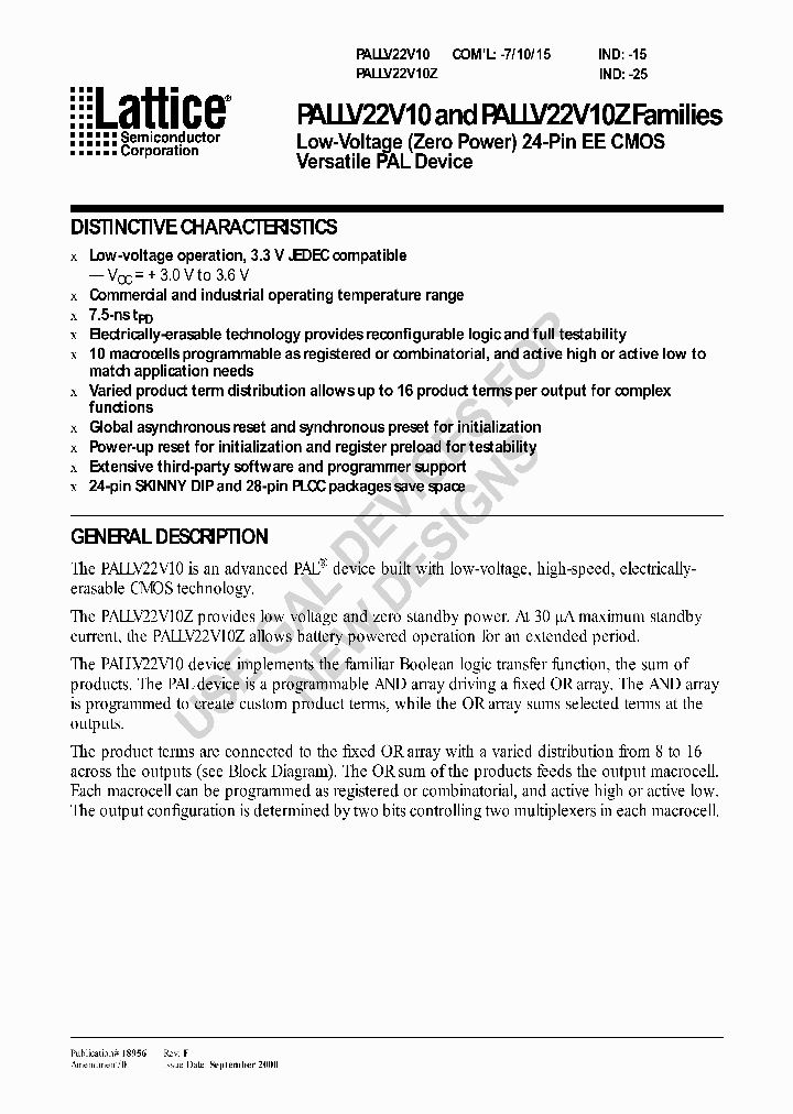 PALLV22V10_130767.PDF Datasheet