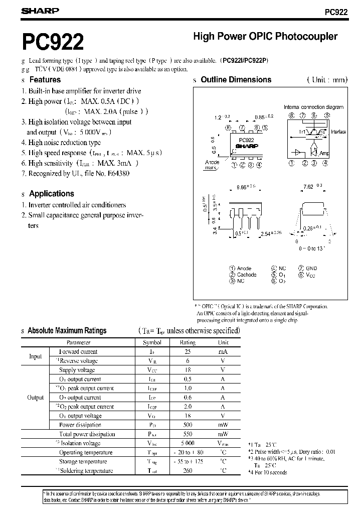 PC922_195682.PDF Datasheet