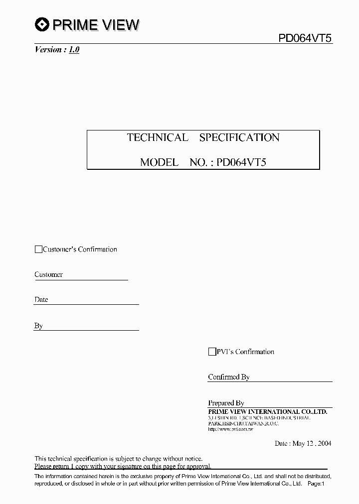 PD064VT5_187848.PDF Datasheet