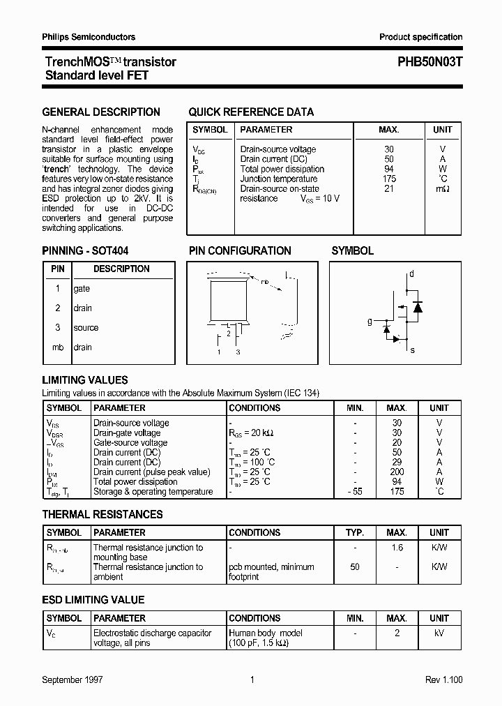 PHB50N03T_161651.PDF Datasheet