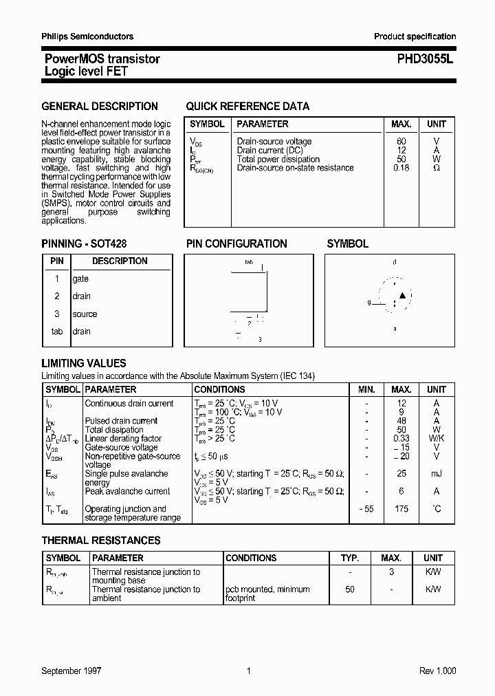 PHD3055L_126775.PDF Datasheet