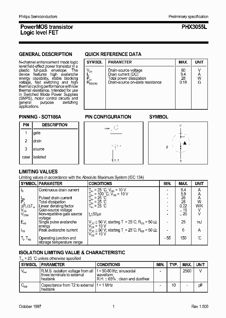 PHX3055L_161690.PDF Datasheet