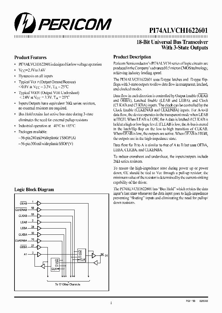 PI74ALVCH1622601_133746.PDF Datasheet