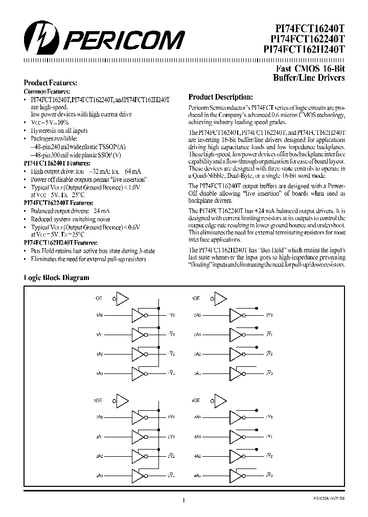 PI74FCT162240T_32363.PDF Datasheet