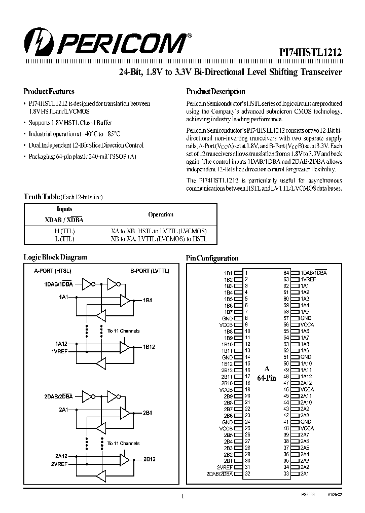 PI74HSTL1212_68367.PDF Datasheet