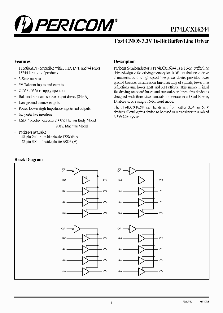 PI74LCX16244_126968.PDF Datasheet