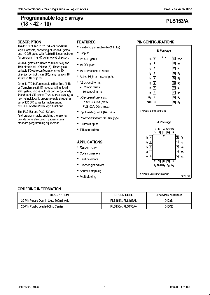 PLS153_146889.PDF Datasheet