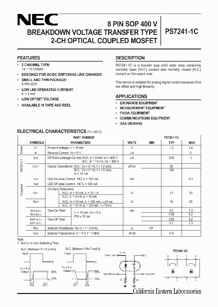 PS7241-1C_129262.PDF Datasheet