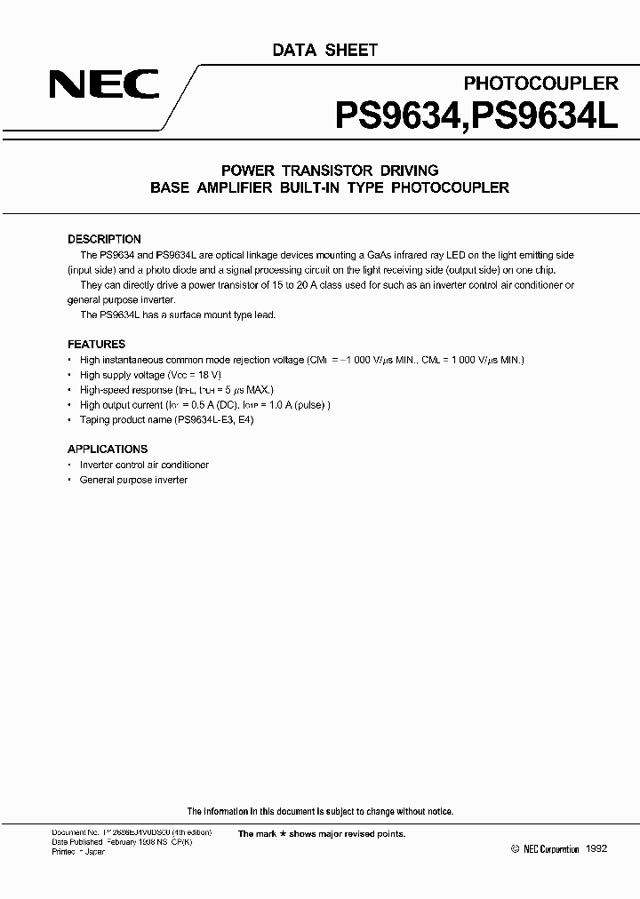 PS9634_145024.PDF Datasheet