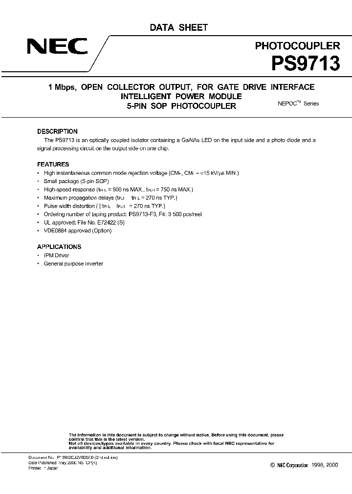 PS9713_146593.PDF Datasheet
