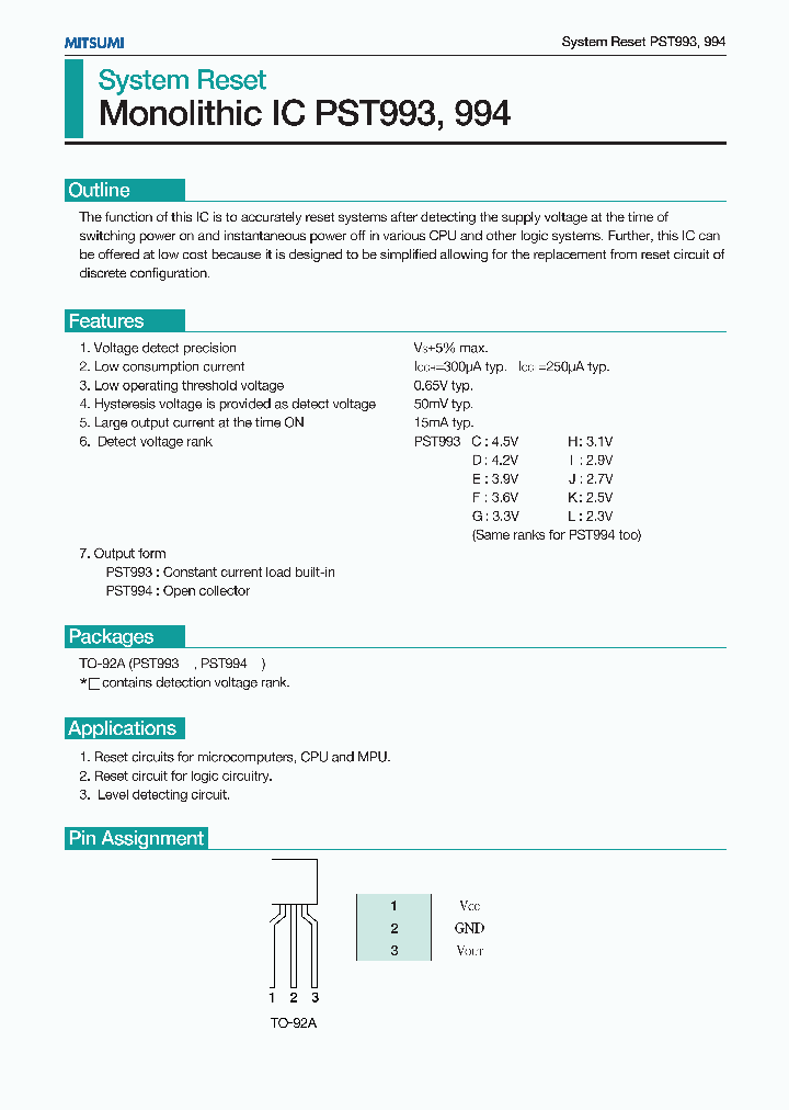 PST993_72538.PDF Datasheet