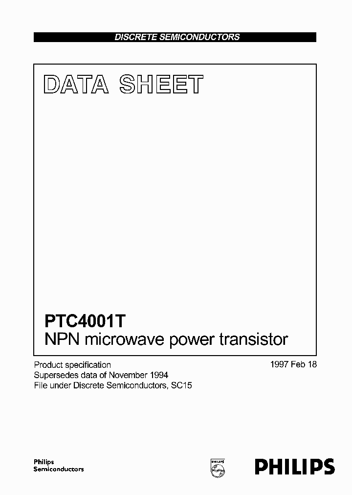 PTC4001T_86385.PDF Datasheet