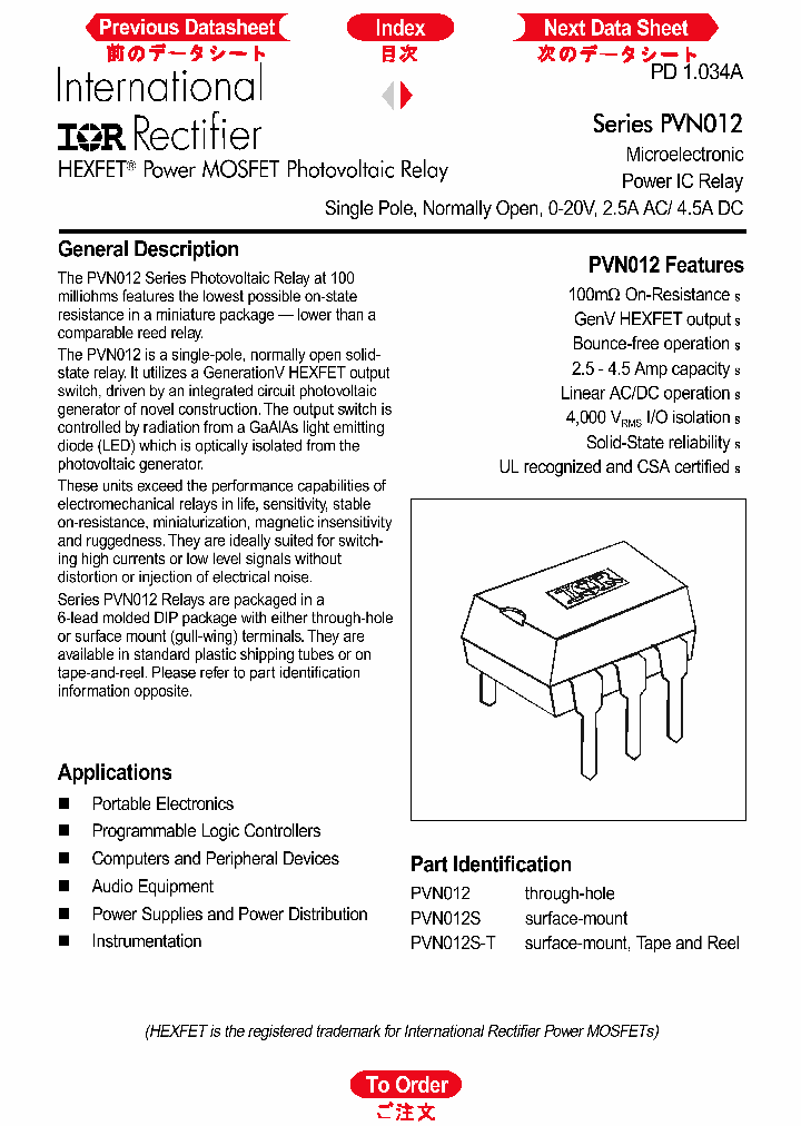 PVN012_110390.PDF Datasheet